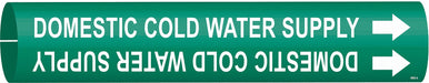 Pipe Marker Domestic Cold Water Supply