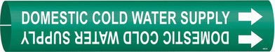 Pipe Marker Domestic Cold Water Supply