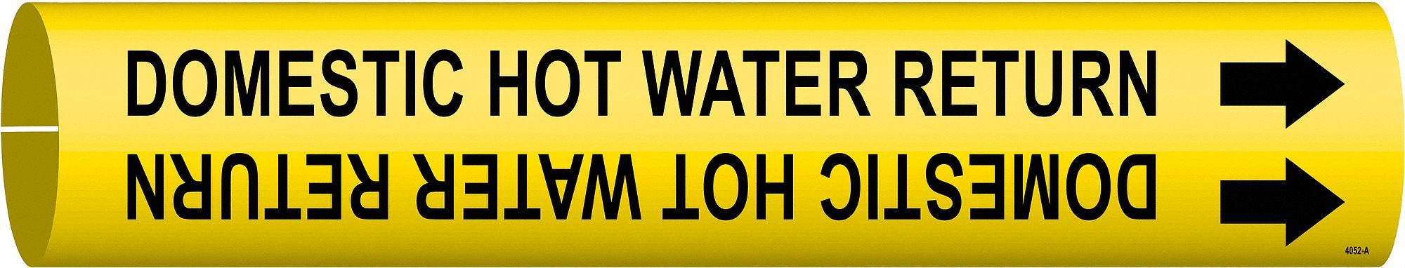 Pipe Marker Domestic Hot Water Return