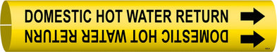 Pipe Marker Domestic Hot Water Return