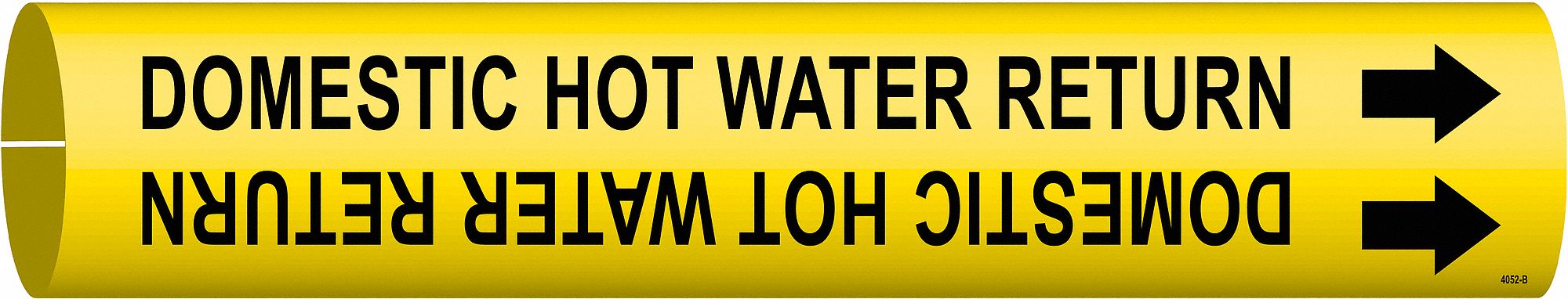Pipe Marker Domestic Hot Water Return