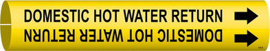 Pipe Marker Domestic Hot Water Return