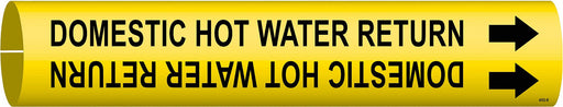 Pipe Marker Domestic Hot Water Return