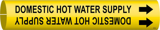Pipe Marker Domestic Hot Water Supply