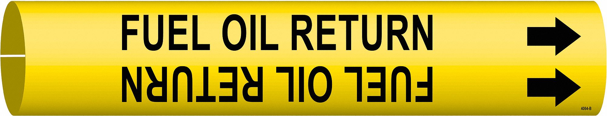 Pipe Mrkr Fuel Oil Retrn 7/8in H 7/8in W