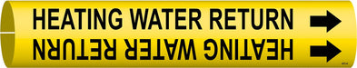 Pipe Mrkr Heating Water Return 13/16in H