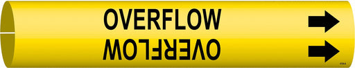 Pipe Marker Overflow 13/16 in H 4/5 in W