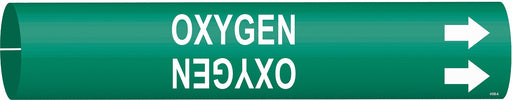 Pipe Marker Oxygen 13/16 in H 4/5 in W