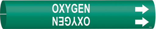 Pipe Marker Oxygen 7/8 in H 7/8 in W