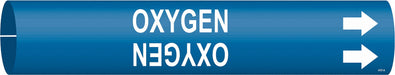Pipe Marker Oxygen 13/16 in H 4/5 in W
