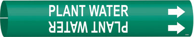 Pipe Marker Plant Water 2 in H 2 in W
