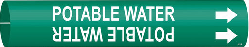 Pipe Markr Potable Water 7/8in H 7/8in W