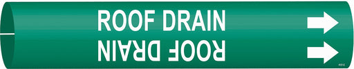 Pipe Marker Roof Drain 2 in H 2 in W