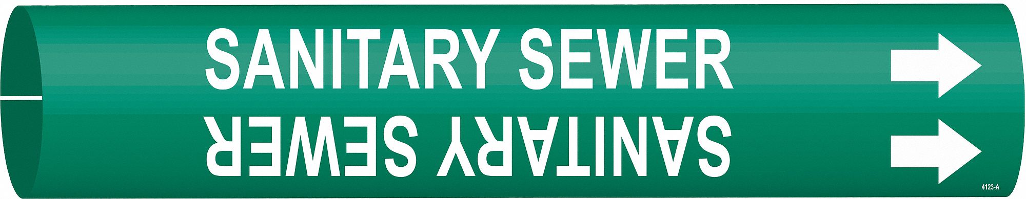Pipe Mrkr Santry Sewer 13/16in H 4/5in W
