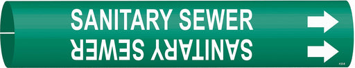 Pipe Mrkr Sanitary Sewer 7/8in H 7/8in W