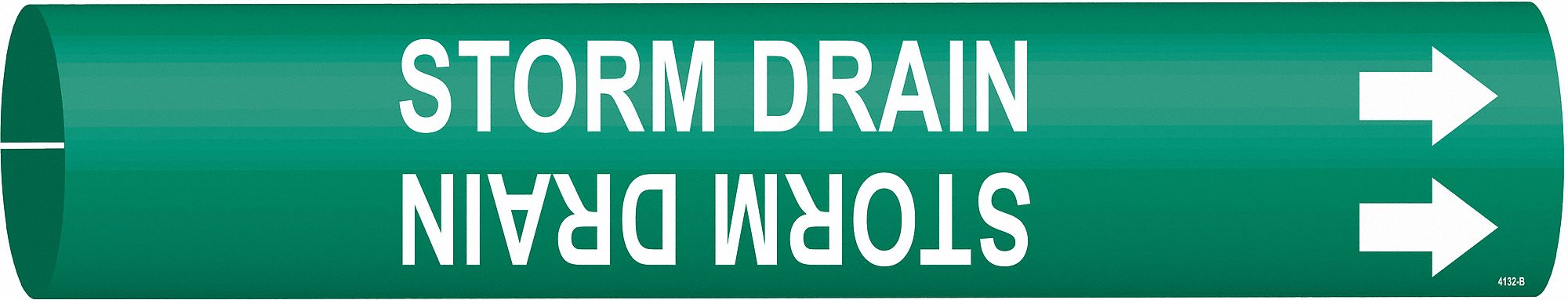 Pipe Marker Storm Drain 7/8in H 7/8in W