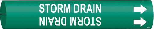 Pipe Marker Storm Drain 7/8in H 7/8in W