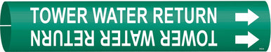 Pipe Marker Tower Water Return 13/16in H