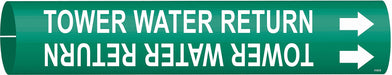 Pipe Mrkr Tower Water Return 2in H 2in W