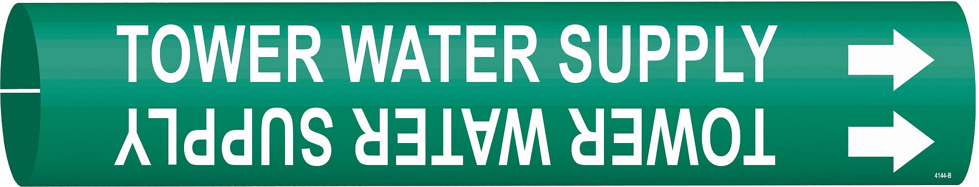 Pipe Marker Tower Water Supply 7/8in H
