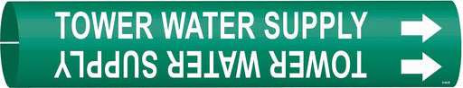Pipe Marker Tower Water Supply 7/8in H