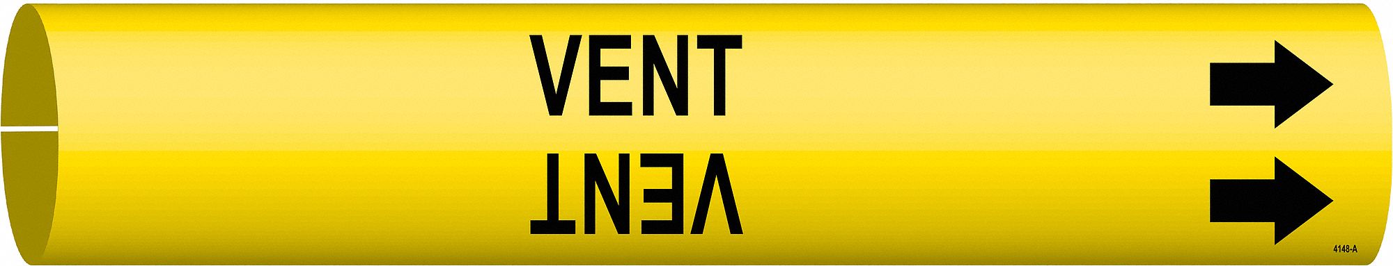 Pipe Marker Vent 13/16 in H 4/5 in W