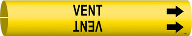 Pipe Marker Vent 13/16 in H 4/5 in W