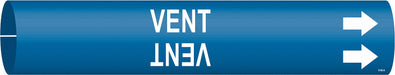 Pipe Marker Vent 13/16 in H 4/5 in W
