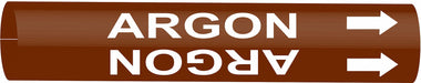 Pipe Marker Argon 10 in H 24 in W