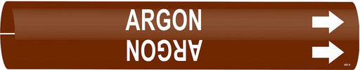 Pipe Marker Argon 2 13/16in H 2 4/5in W
