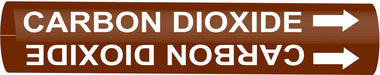 Pipe Marker Carbon Dioxide 10in H 24in W