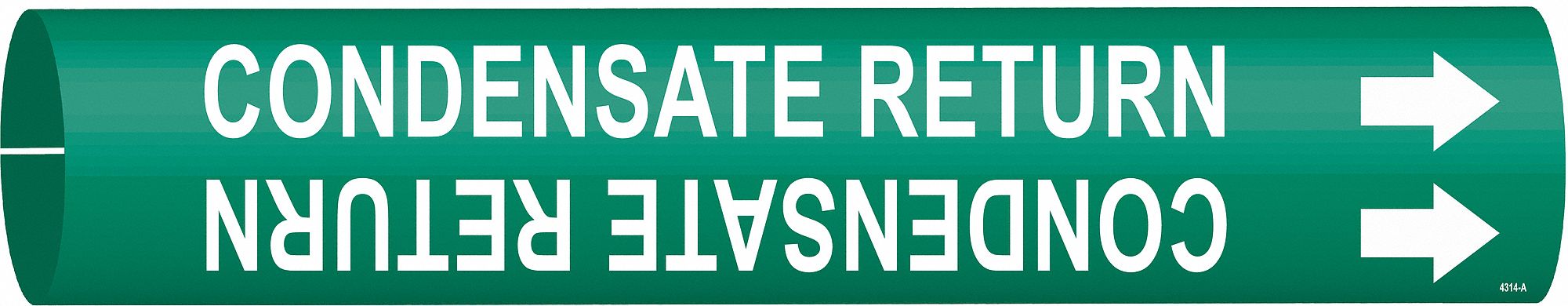 Pipe Marker Condnsate Return 2 13/16in H