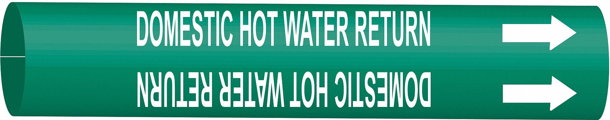 Pipe Marker Domestic Hot Water Return