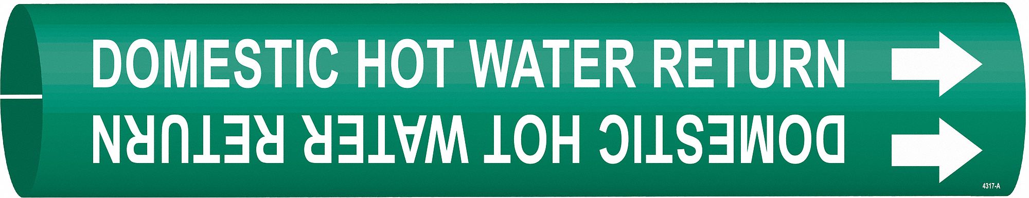 Pipe Marker Domestic Hot Water Return