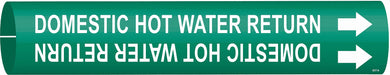 Pipe Marker Domestic Hot Water Return