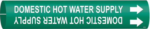 Pipe Marker Domestic Hot Water Supply