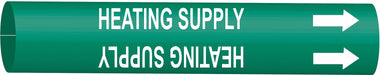 Pipe Marker Heating Supply 10in H 24in W