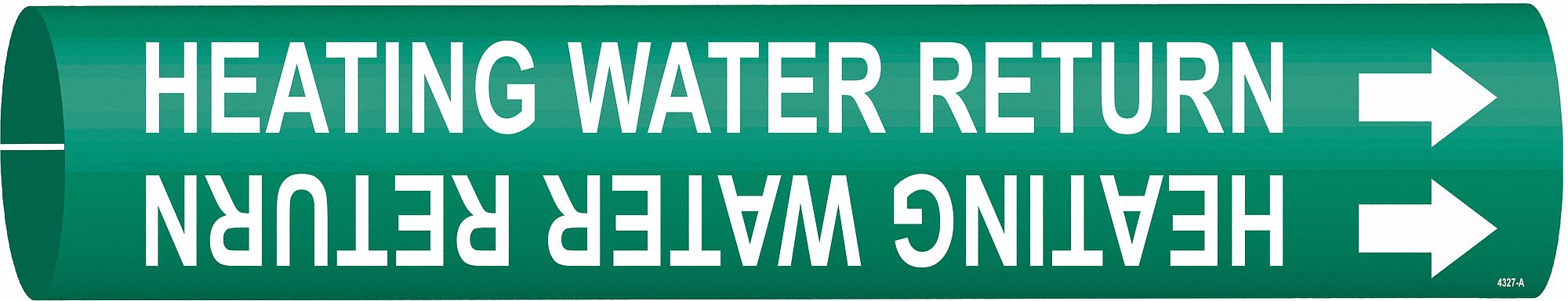 Pipe Marker Heating Water Return