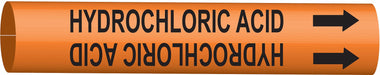 Pipe Mrkr Hydrochloric Acid 8in H 16in W
