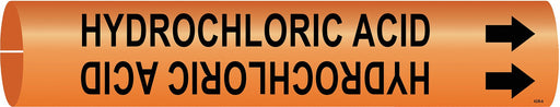 Pipe Markr Hydrochloric Acid 2in H 2in W