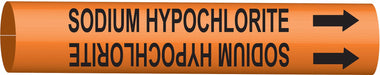 Pipe Mrkr Sodium Hypchlrte 10in H 24in W