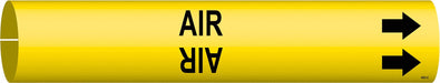 Pipe Marker Air 2 in H 2 in W