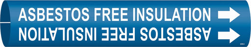 Pipe Mrkr Asbestos Free Insulation 2in H