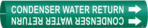 Pipe Marker Condenser Water Return 2in H