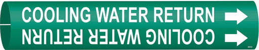 Pipe Marker Cooling Water Return