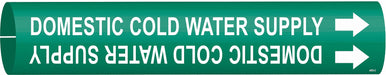 Pipe Marker Domestic Cold Water Supply