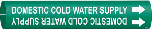 Pipe Marker Domestic Cold Water Supply