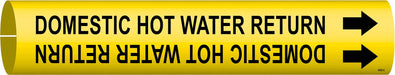 Pipe Mrkr Domestic Hot Watr Return 2in H