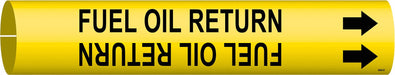 Pipe Marker Fuel Oil Return 2 13/16in H