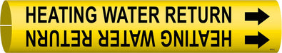 Pipe Mrkr Heating Watr Retrn 2in H 2in W